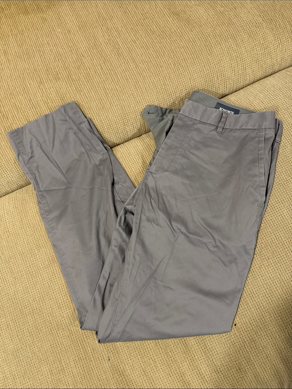 Bonobos Taupe-Gray Chinos – Straight Leg
